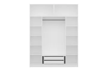 Fruitland Garderobe 180 cm - Hvit - Oppbevaring - Klesoppbevaring - Garderober & garderobesystem