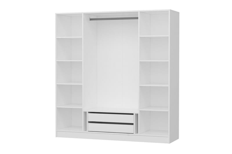 Fruitland Garderobe 180 cm - Hvit - Oppbevaring - Klesoppbevaring - Garderober & garderobesystem