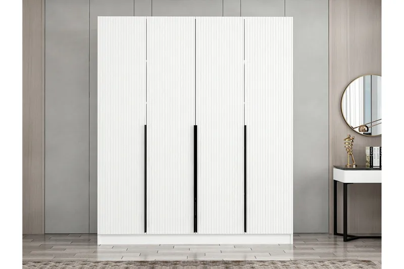 Fruitland Garderobe 180 cm, Hvit
