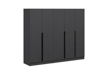 Fruitland Garderobe 225 cm - Antrasitt - Oppbevaring - Klesoppbevaring - Garderober & garderobesystem