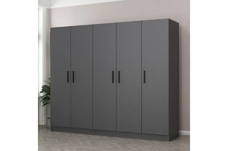 Fruitland Garderobe 225 cm, Antrasitt