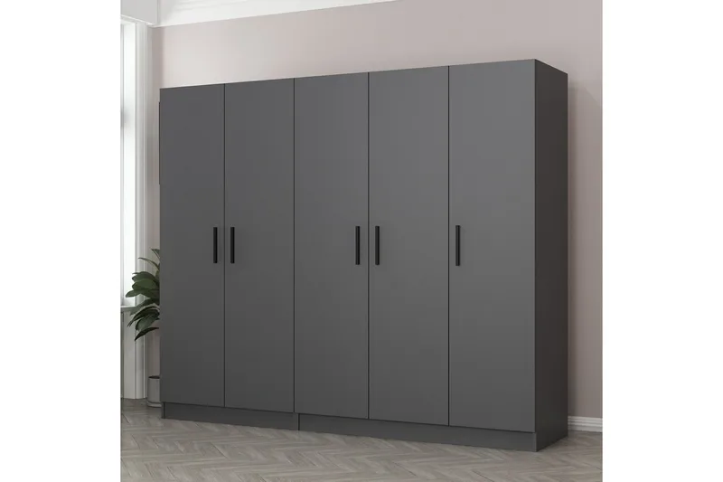 Fruitland Garderobe 225 cm, Antrasitt