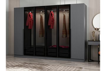 Fruitland Garderobe 225 cm - Antrasitt - Oppbevaring - Klesoppbevaring - Garderober & garderobesystem