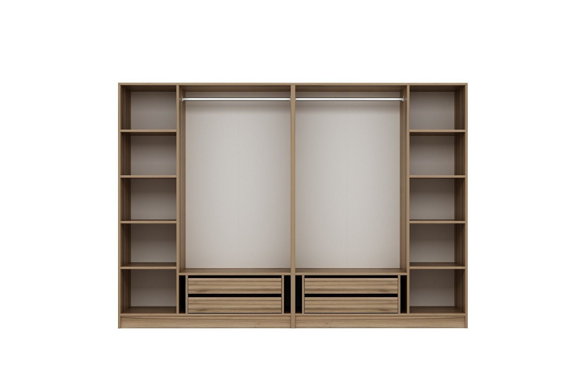 Fruitland Garderobe 225 cm - Brun - Oppbevaring - Klesoppbevaring - Garderober & garderobesystem