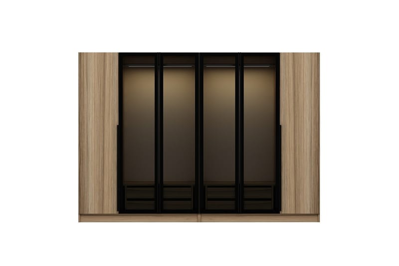 Fruitland Garderobe 225 cm - Brun - Oppbevaring - Klesoppbevaring - Garderober & garderobesystem