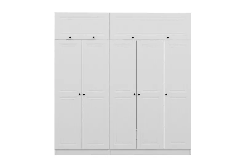 Fruitland Garderobe 225 cm - Hvit - Oppbevaring - Klesoppbevaring - Garderober & garderobesystem