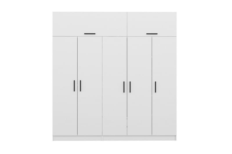 Fruitland Garderobe 225 cm - Hvit - Oppbevaring - Klesoppbevaring - Garderober & garderobesystem