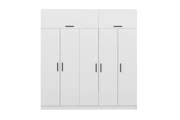 Fruitland Garderobe 225 cm - Hvit - Oppbevaring - Klesoppbevaring - Garderober & garderobesystem