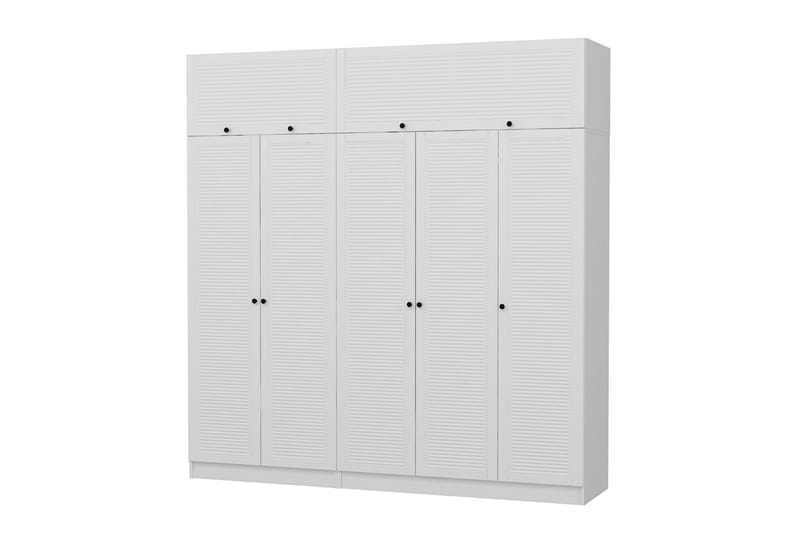 Fruitland Garderobe 225 cm - Hvit - Oppbevaring - Klesoppbevaring - Garderober & garderobesystem