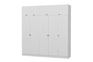 Fruitland Garderobe 225 cm - Hvit - Oppbevaring - Klesoppbevaring - Garderober & garderobesystem