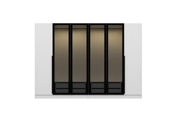Fruitland Garderobe 225 cm - Hvit - Oppbevaring - Klesoppbevaring - Garderober & garderobesystem