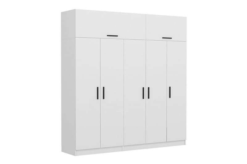 Fruitland Garderobe 225 cm - Hvit - Oppbevaring - Klesoppbevaring - Garderober & garderobesystem