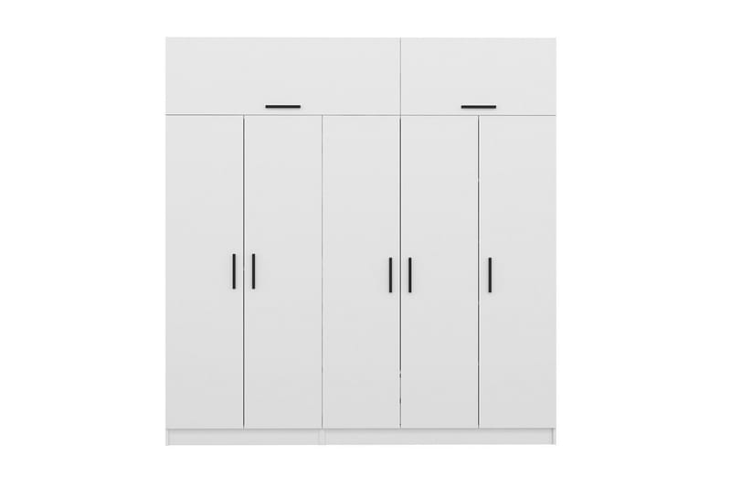 Fruitland Garderobe 225 cm - Hvit - Garderober & garderobesystem - Garderobeskap & klesskap