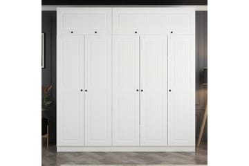 Fruitland Garderobe 225 cm - Hvit - Oppbevaring - Klesoppbevaring - Garderober & garderobesystem