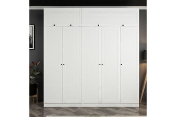 Fruitland Garderobe 225 cm - Hvit - Oppbevaring - Klesoppbevaring - Garderober & garderobesystem