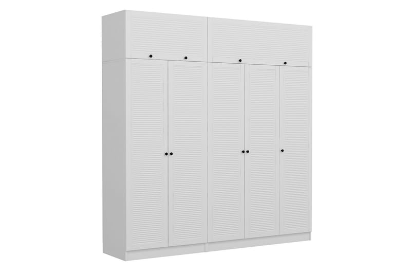 Fruitland Garderobe 225 cm - Hvit - Garderober & garderobesystem - Garderobeskap & klesskap