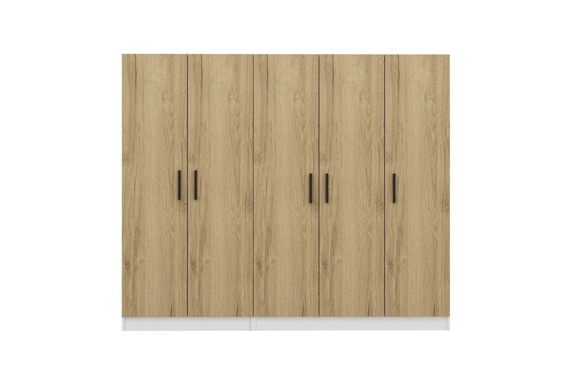 Fruitland Garderobe 225 cm - Valnøtt - Oppbevaring - Klesoppbevaring - Garderober & garderobesystem
