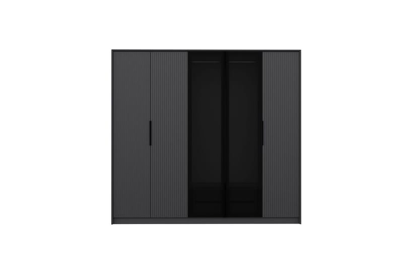 Fruitland Garderobe 228x210 cm - Antrasitt - Oppbevaring - Klesoppbevaring - Garderober & garderobesystem