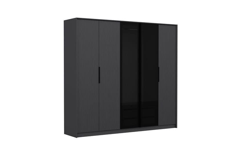 Fruitland Garderobe 228x210 cm - Antrasitt - Oppbevaring - Klesoppbevaring - Garderober & garderobesystem