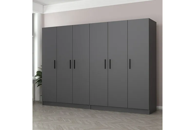 Fruitland Garderobe 270 cm, Antrasitt