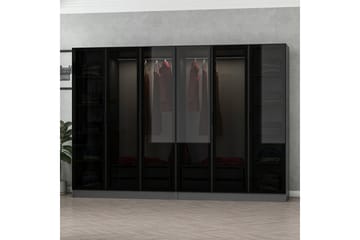 Fruitland Garderobe 270 cm - Antrasitt - Oppbevaring - Klesoppbevaring - Garderober & garderobesystem