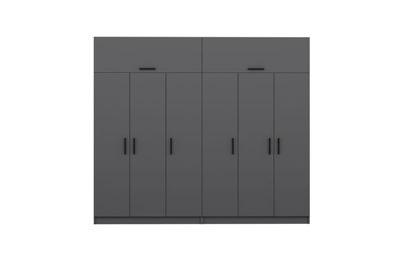 Fruitland Garderobe 270 cm - Antrasitt - Oppbevaring - Klesoppbevaring - Garderober & garderobesystem