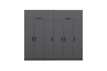 Fruitland Garderobe 270 cm - Antrasitt - Oppbevaring - Klesoppbevaring - Garderober & garderobesystem