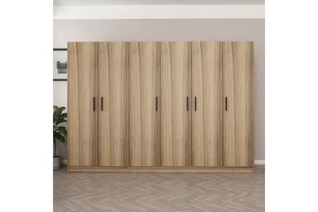 Fruitland Garderobe 270 cm - Brun - Oppbevaring - Klesoppbevaring - Garderober & garderobesystem