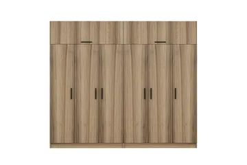 Fruitland Garderobe 270 cm - Brun - Oppbevaring - Klesoppbevaring - Garderober & garderobesystem
