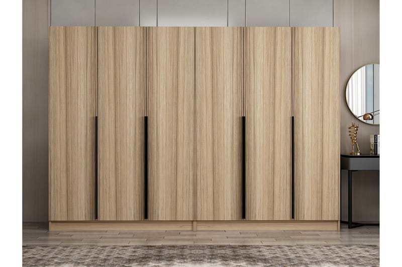 Fruitland Garderobe 270 cm - Eik - Oppbevaring - Klesoppbevaring - Garderober & garderobesystem