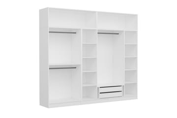 Fruitland Garderobe 270 cm - Grå/Hvit - Oppbevaring - Klesoppbevaring - Garderober & garderobesystem