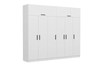 Fruitland Garderobe 270 cm - Hvit - Oppbevaring - Klesoppbevaring - Garderober & garderobesystem
