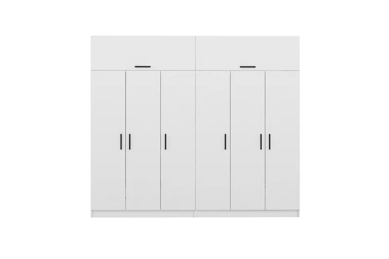 Fruitland Garderobe 270 cm - Hvit - Oppbevaring - Klesoppbevaring - Garderober & garderobesystem