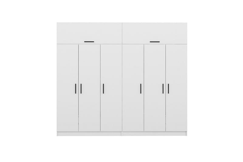 Fruitland Garderobe 270 cm - Hvit - Oppbevaring - Klesoppbevaring - Garderober & garderobesystem