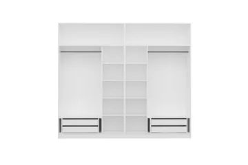 Fruitland Garderobe 270 cm - Hvit - Oppbevaring - Klesoppbevaring - Garderober & garderobesystem