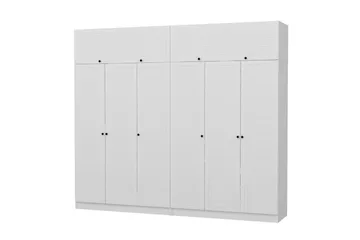 Fruitland Garderobe 270 cm - Hvit - Oppbevaring - Klesoppbevaring - Garderober & garderobesystem