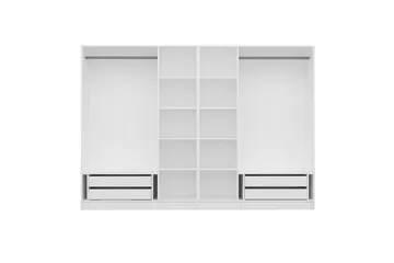 Fruitland Garderobe 270 cm - Hvit - Oppbevaring - Klesoppbevaring - Garderober & garderobesystem
