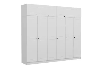 Fruitland Garderobe 270 cm - Hvit - Oppbevaring - Klesoppbevaring - Garderober & garderobesystem