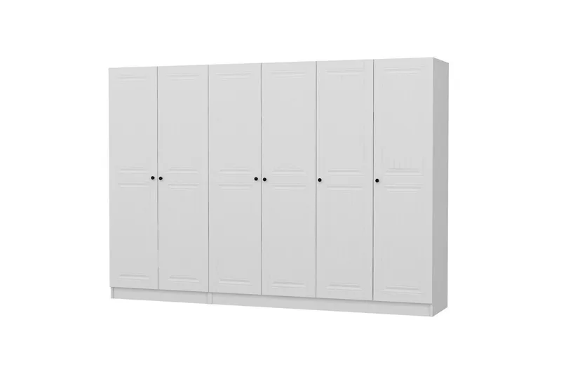 Fruitland Garderobe 270 cm - Hvit - Oppbevaring - Klesoppbevaring - Garderober & garderobesystem