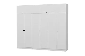 Fruitland Garderobe 270 cm - Hvit - Oppbevaring - Klesoppbevaring - Garderober & garderobesystem