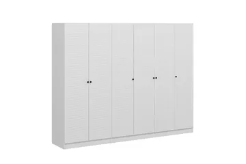 Fruitland Garderobe 270 cm - Hvit - Oppbevaring - Klesoppbevaring - Garderober & garderobesystem