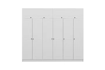 Fruitland Garderobe 270 cm - Hvit - Oppbevaring - Klesoppbevaring - Garderober & garderobesystem