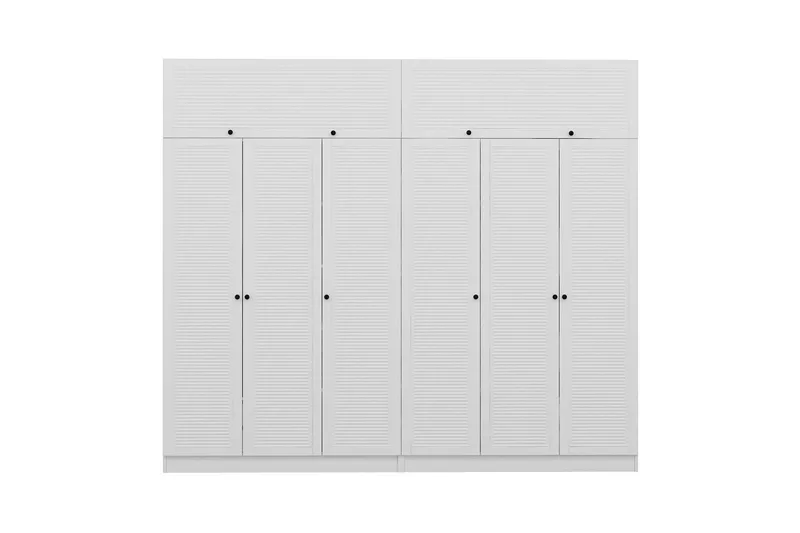 Fruitland Garderobe 270 cm - Hvit - Oppbevaring - Klesoppbevaring - Garderober & garderobesystem