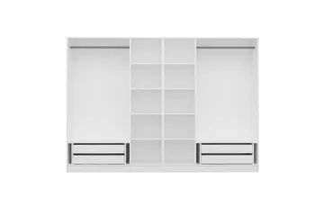Fruitland Garderobe 270 cm - Hvit - Oppbevaring - Klesoppbevaring - Garderober & garderobesystem