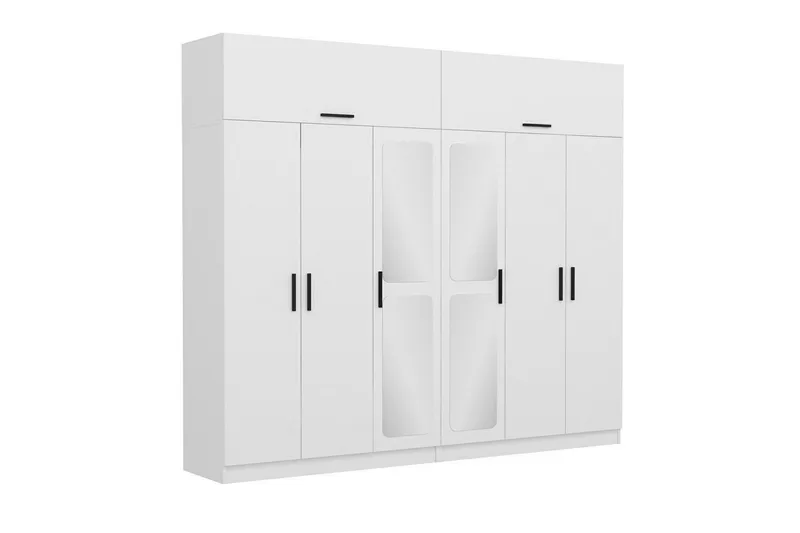 Fruitland Garderobe 270 cm - Hvit - Oppbevaring - Klesoppbevaring - Garderober & garderobesystem