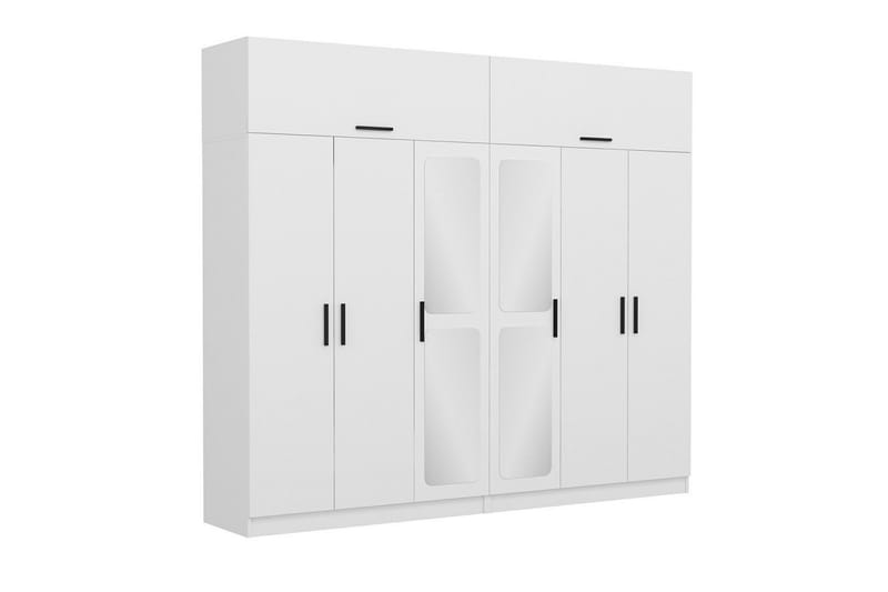 Fruitland Garderobe 270 cm - Hvit - Oppbevaring - Klesoppbevaring - Garderober & garderobesystem