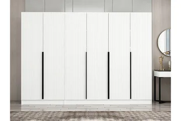 Fruitland Garderobe 270 cm - Hvit - Oppbevaring - Klesoppbevaring - Garderober & garderobesystem