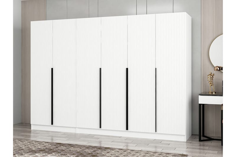 Fruitland Garderobe 270 cm - Hvit - Garderober & garderobesystem - Garderobeskap & klesskap