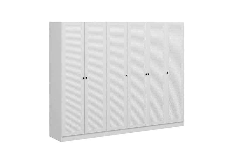 Fruitland Garderobe 270 cm - Hvit - Garderober & garderobesystem - Garderobeskap & klesskap