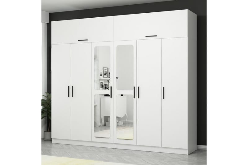 Fruitland Garderobe 270 cm - Hvit - Garderober & garderobesystem - Garderobeskap & klesskap